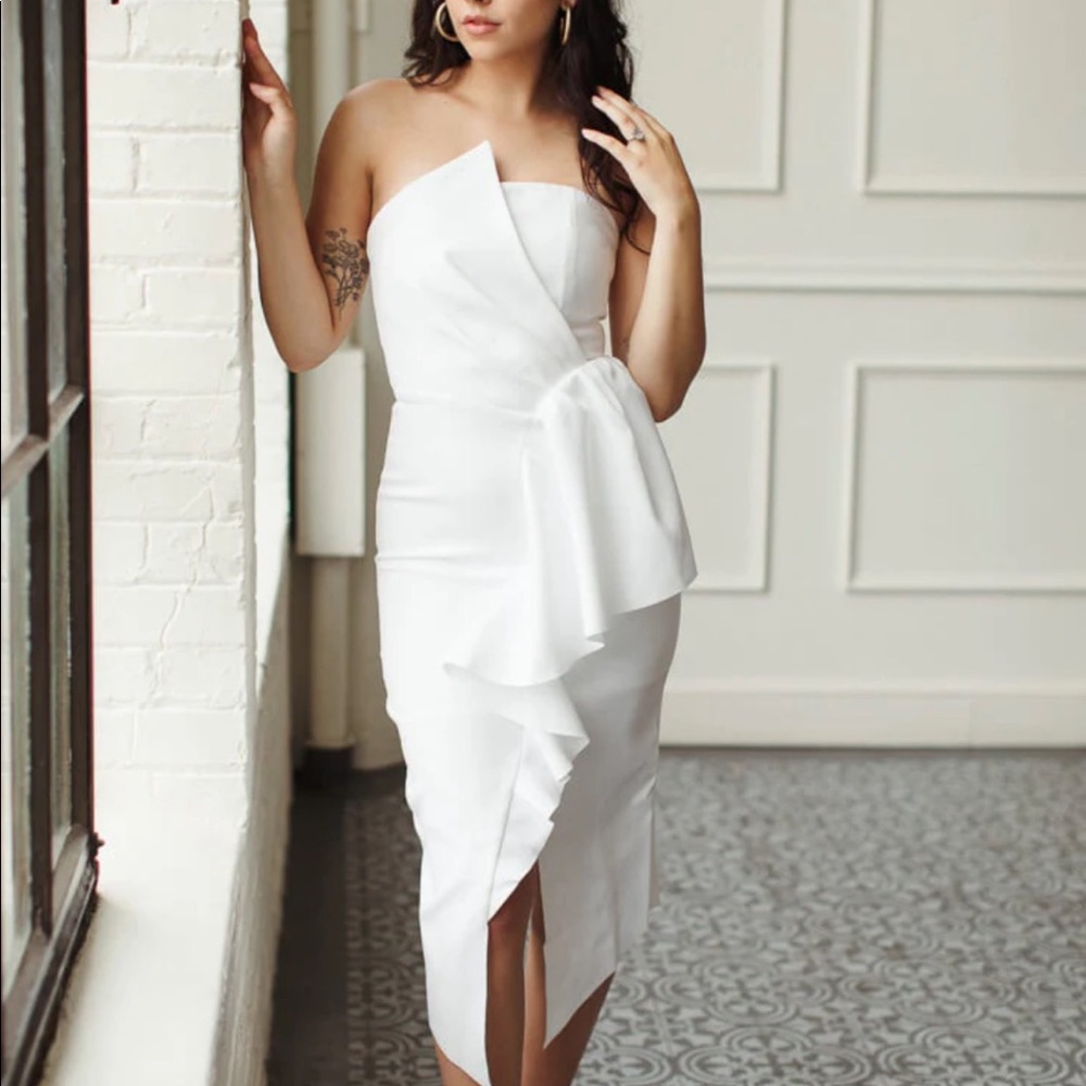 Never worn white revolve dress !